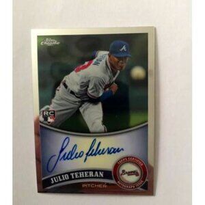 Julio Teheran 2011 Topps Chrome Auto Brave #197 (048)